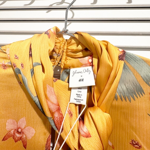 Johanna Ortiz x H&M Long Dress with Scarf Collar - Picture 3 of 7